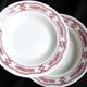 Set of 2 soup plates, Italian plates, soup plates.