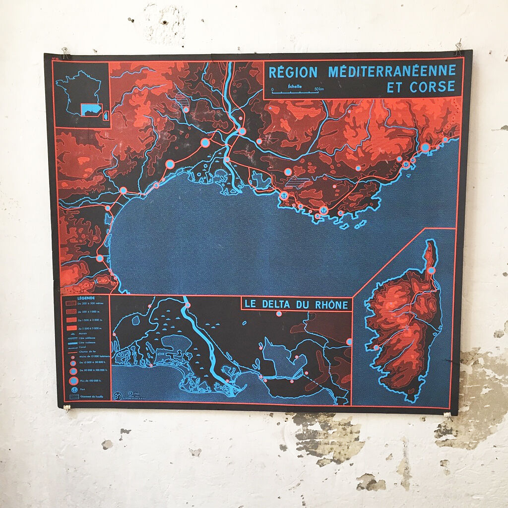 Aquitaine and Mediterranean school map