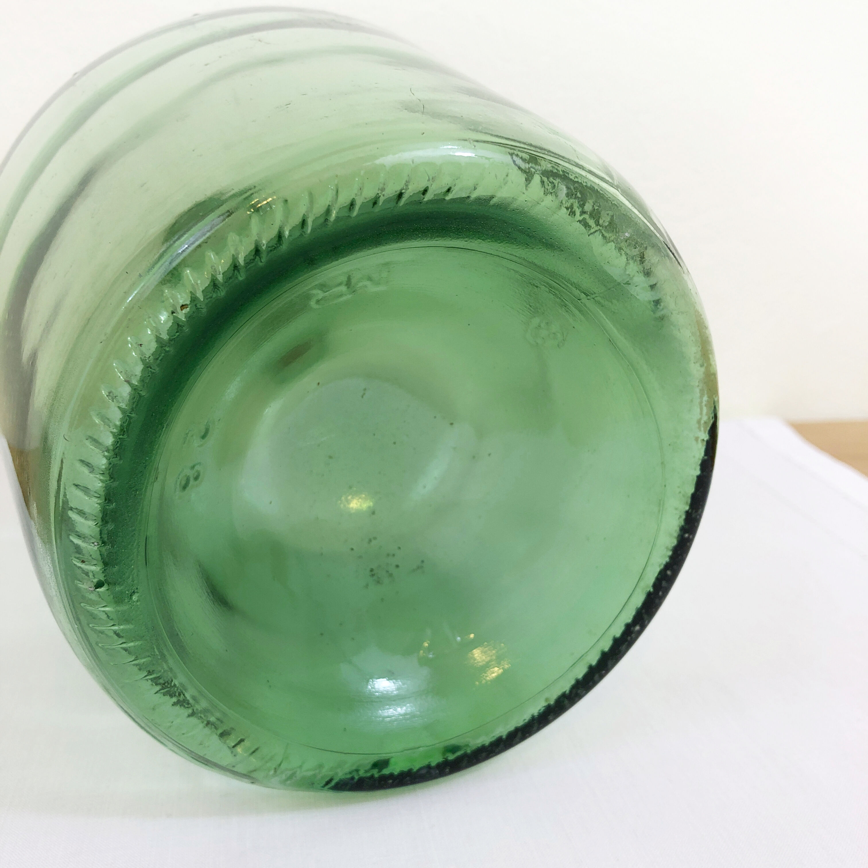 Demijohn canning 2 liters green (9B)