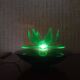 Green Water Lily Lotus Flower Night Light Lamp, Eastern Europe