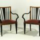 Pair of Large Palace Armchairs, Art Deco, Austria 1920