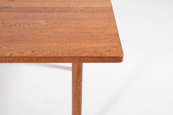 Modern Danish solid oak coffee table, 1960s