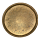 Old Moroccan tray in yellow copper