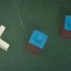 Display chest diorama for cd - billiards club - 80s - england