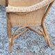 Pair of armchairs and bench in rattan and bamboo from the 60s/70s