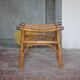 Vintage bamboo stool or bamboo luggage rack, ottoman