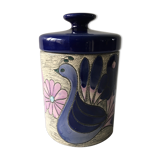 Vintage ceramic covered pot