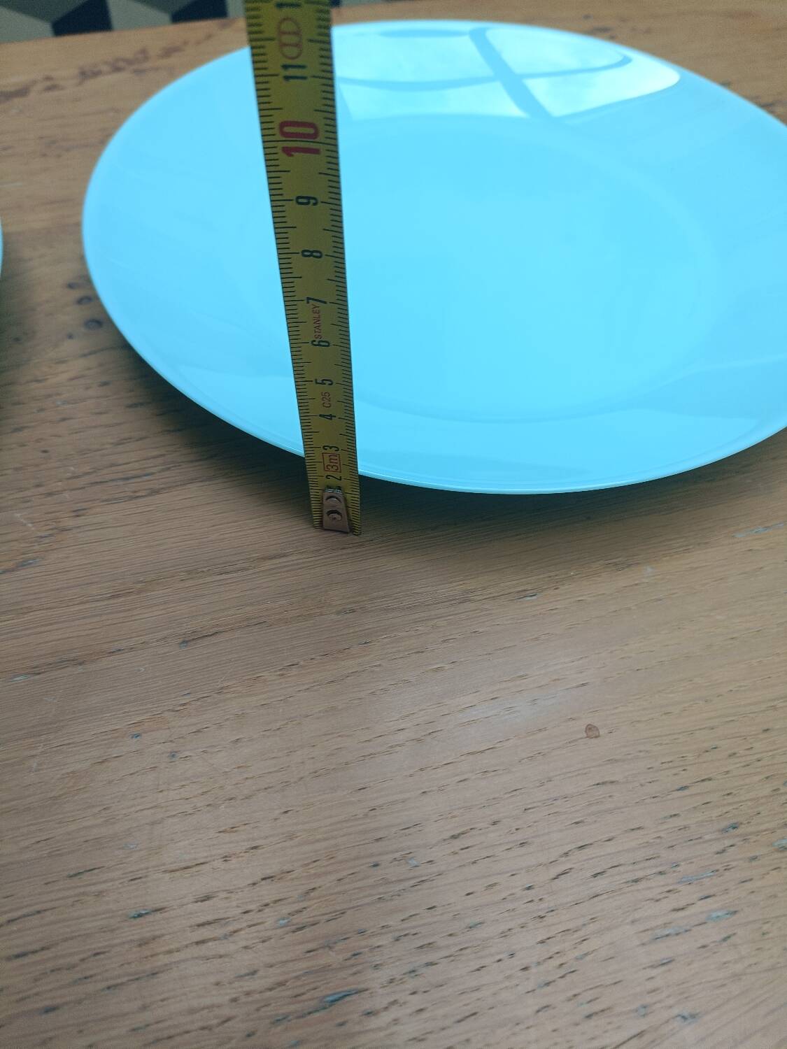 Ten beautiful vintage turquoise plates