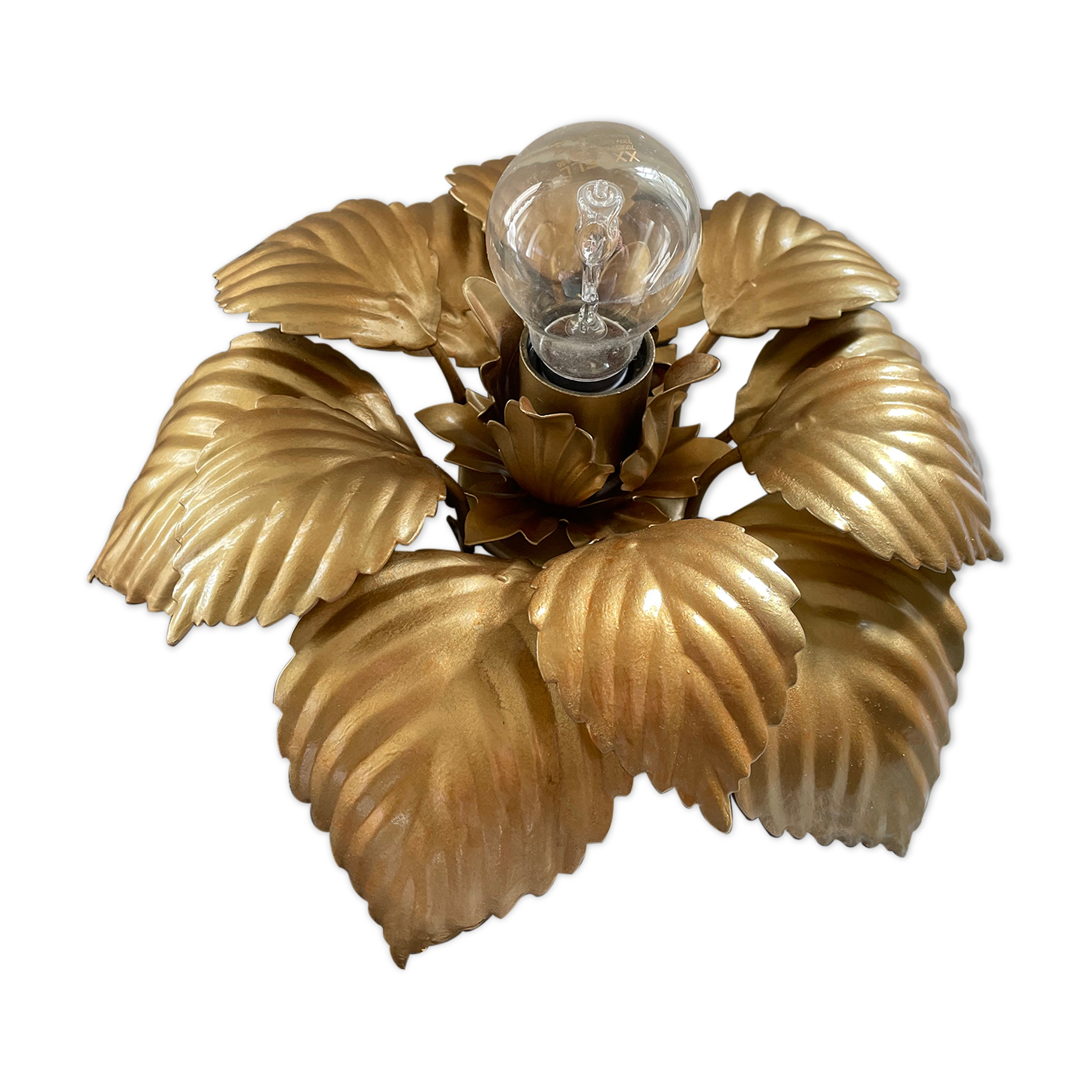 Wall light golden flower