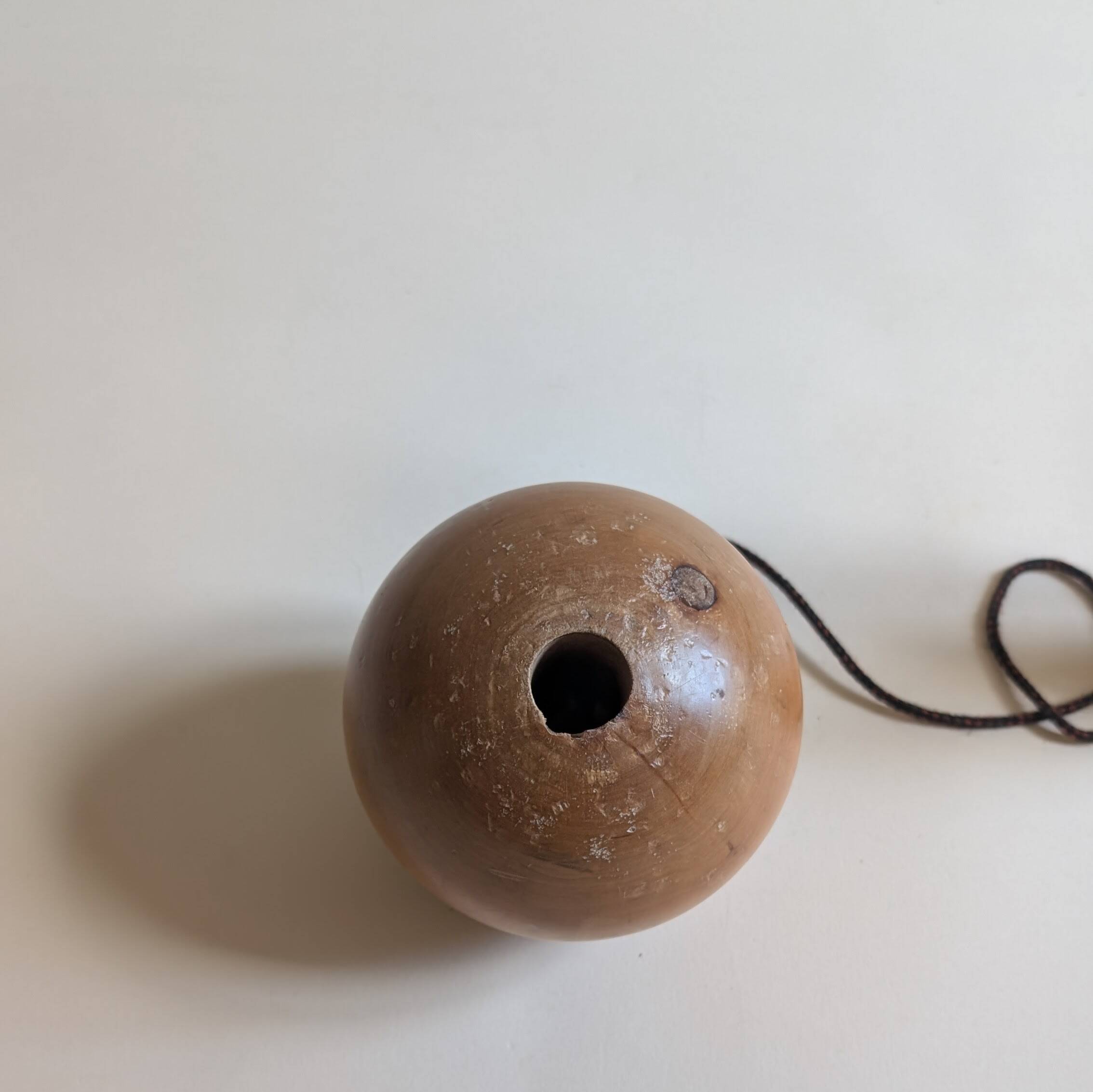 Large wooden cup and ball game