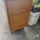Vintage chest of drawers with compass feet