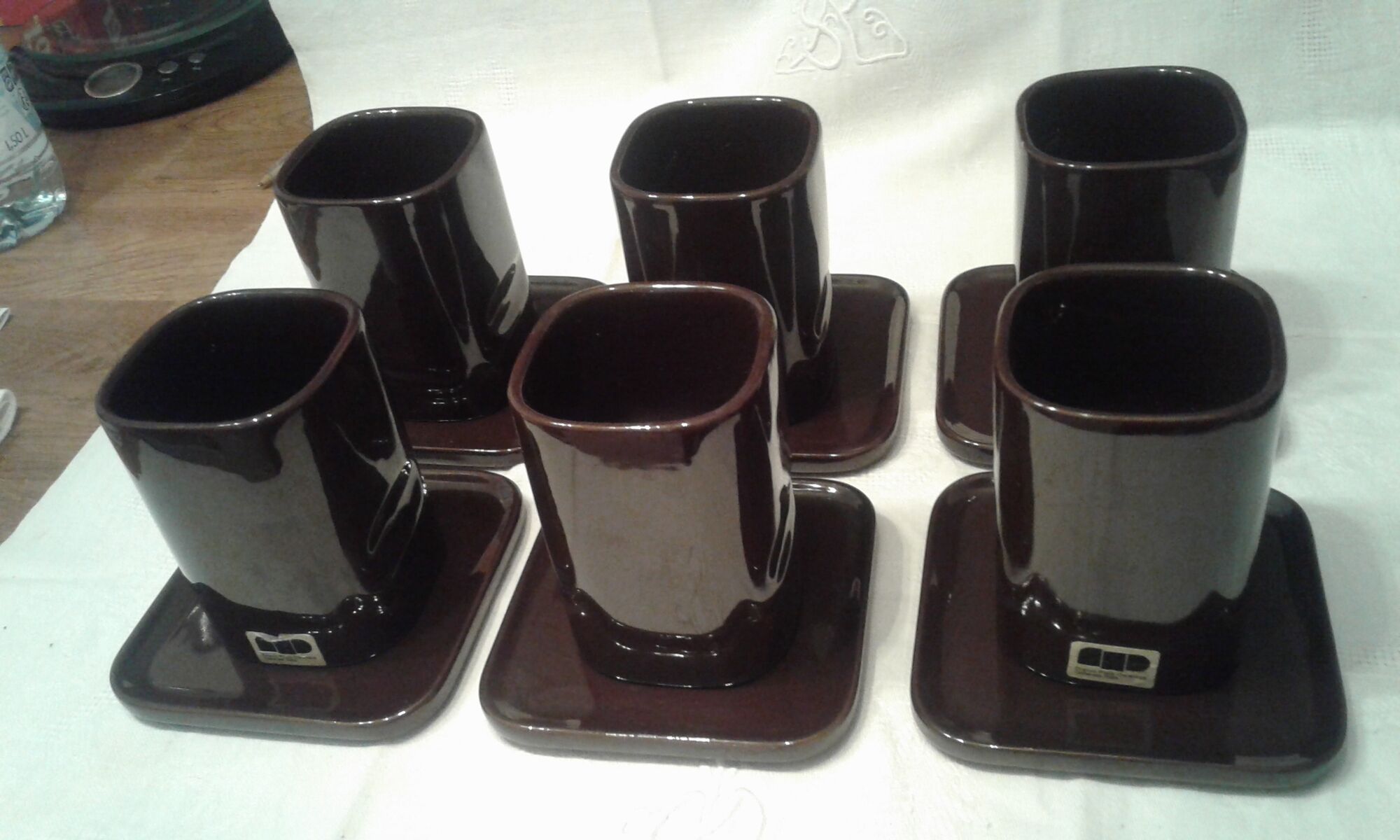 Coffee service Designer Makio Hasuike for Franco Pozzi ceramica 1967