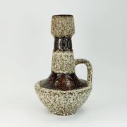 large FLOOR VASE 1970s fat lava glaze ornamental decor model 100