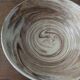 Ceramic salad bowl, glazed terracotta, mixed earth, 20th century