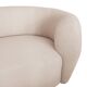 Late 20th Century, Wool and Solid Wood Curved Sofa, Italy