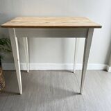 Old weathered wooden table