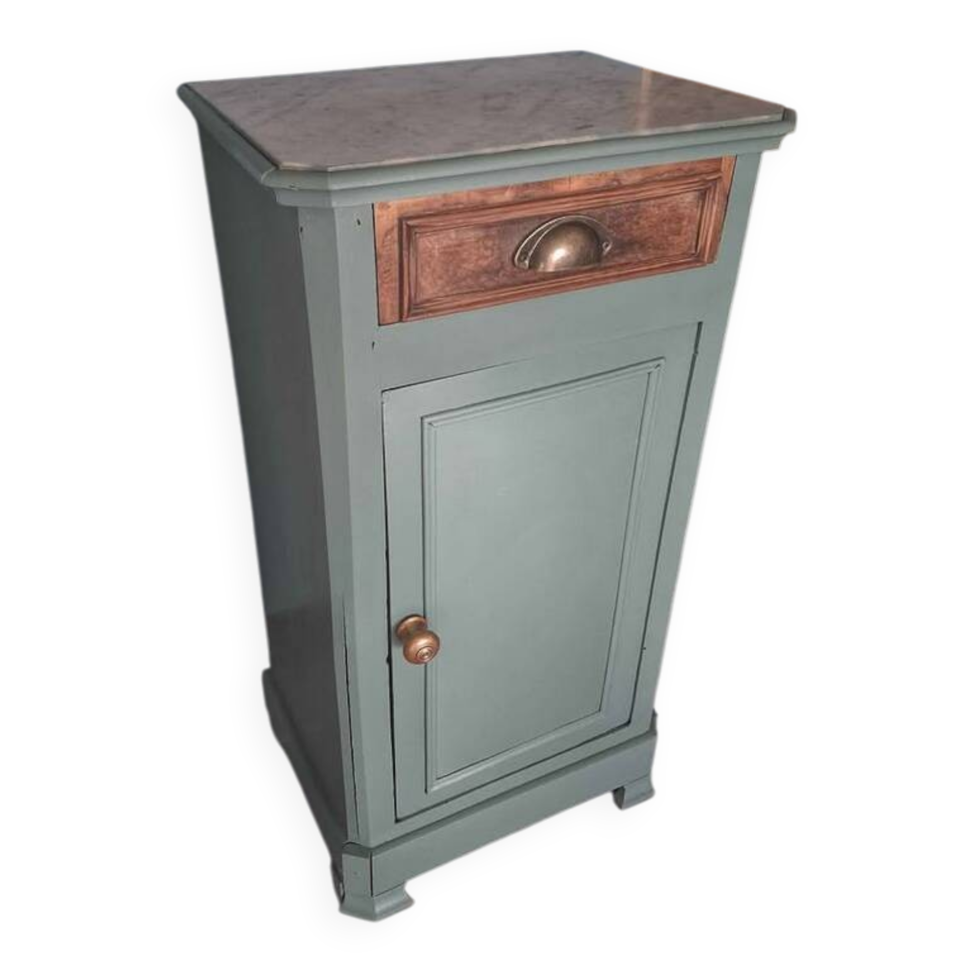 Small antique bedside table