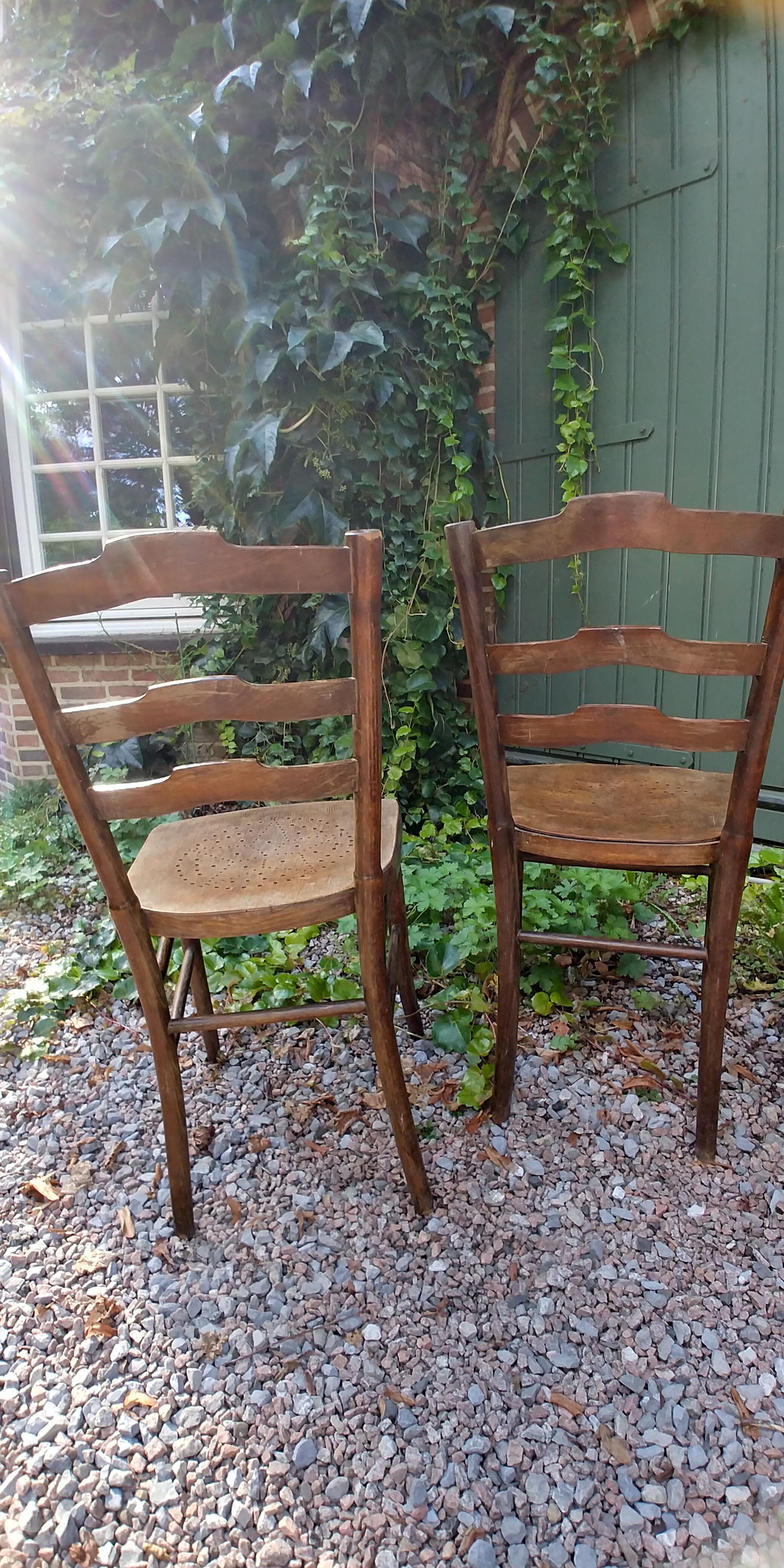 Lot of 4 bistro chairs Cambier