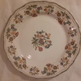 Assiette fleurie Gien Moustiers