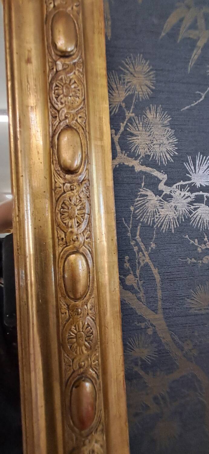 19th century mirror 134x75