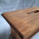 Marche pied en bois vintage