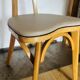 Light Oak Varnished Bistro Chairs (Baumann) Compass Leg