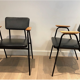 Paire de fauteuils laqués noirs Willy van de Meeren 1950