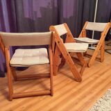 Set of three Kon-Tiki chairs designed by Gillis Lundgren, Ikea, Sweden, 197