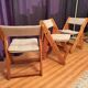 Set of three Kon-Tiki chairs designed by Gillis Lundgren, Ikea, Sweden, 197