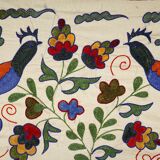 Vintage Turkish hand-knotted rug 46x90 cm