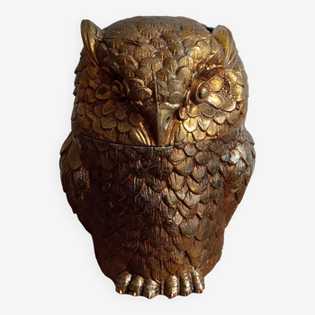 Owl ice bucket. Mauro Manetti. Vintage.