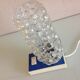 Bubbled glass bedside lamp by Helena Tynell 60/70