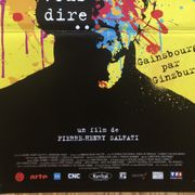 Original movie poster "I came to tell you..." Gainsbourg by Ginzburg