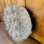 Vintage 1960s bubble glass ceiling light.