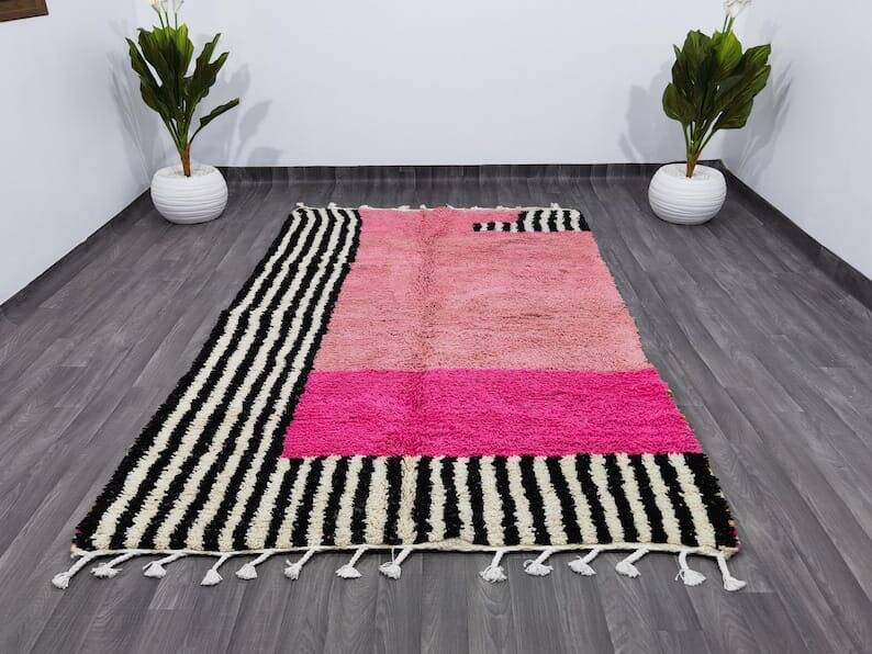 Handmade Beni Ouraine rug, size 150 x 250 cm