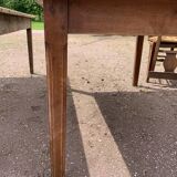Old rectangular table - 1M40 - 2 drawers