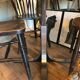 Smoky glass liftable round table