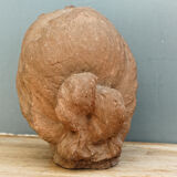 Woman's head, reconstituted stone