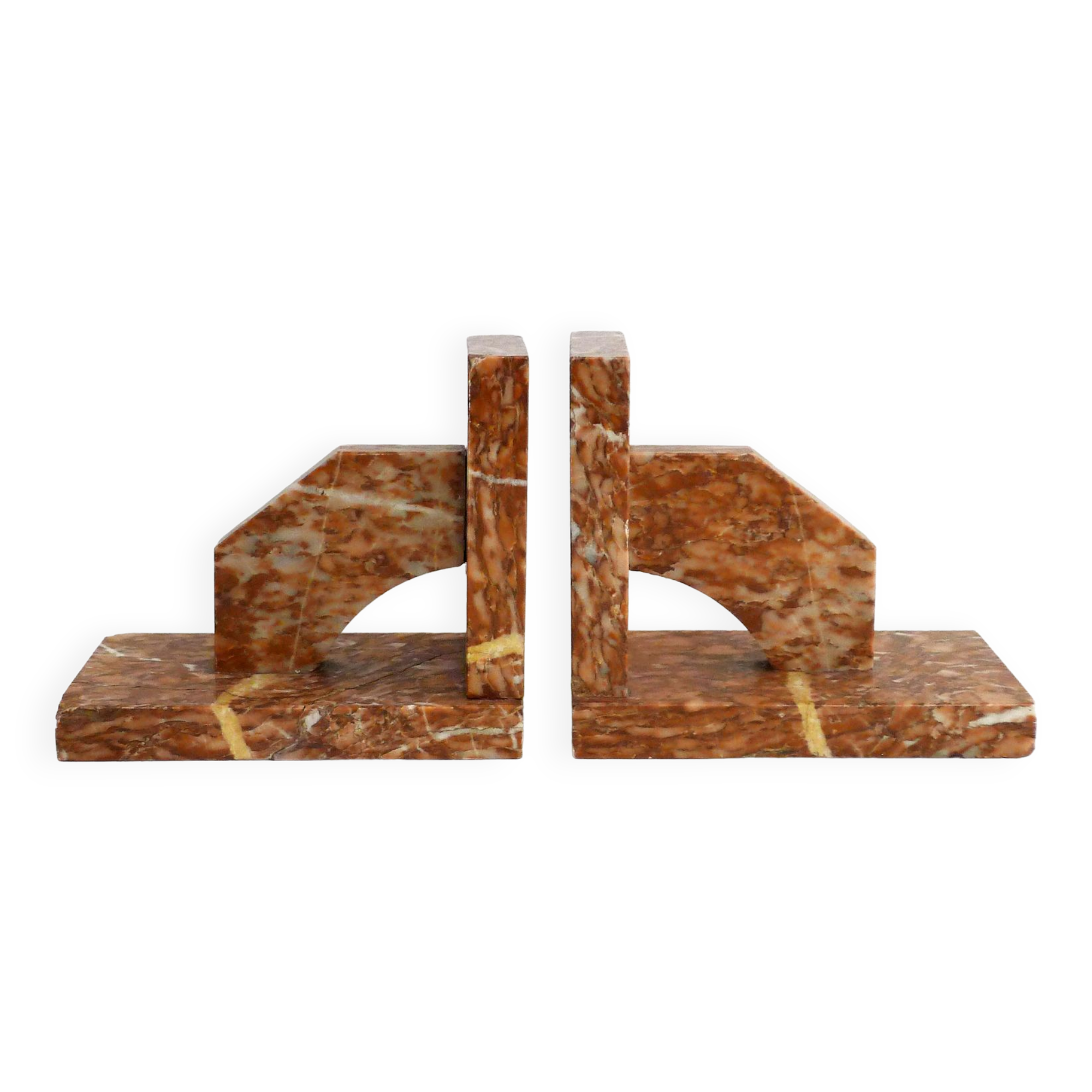 Pair of marble bookends