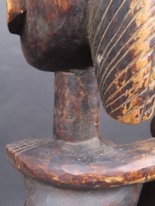 Sculpture couple bois