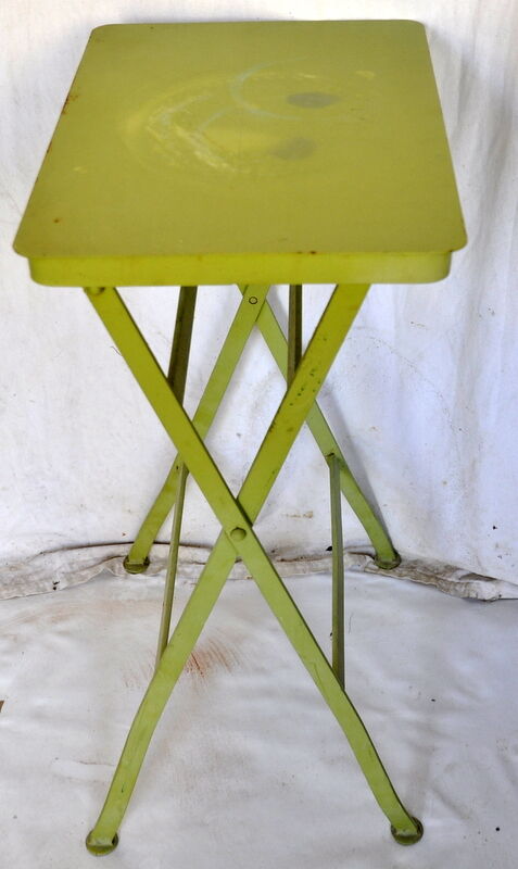 Small folding garden table