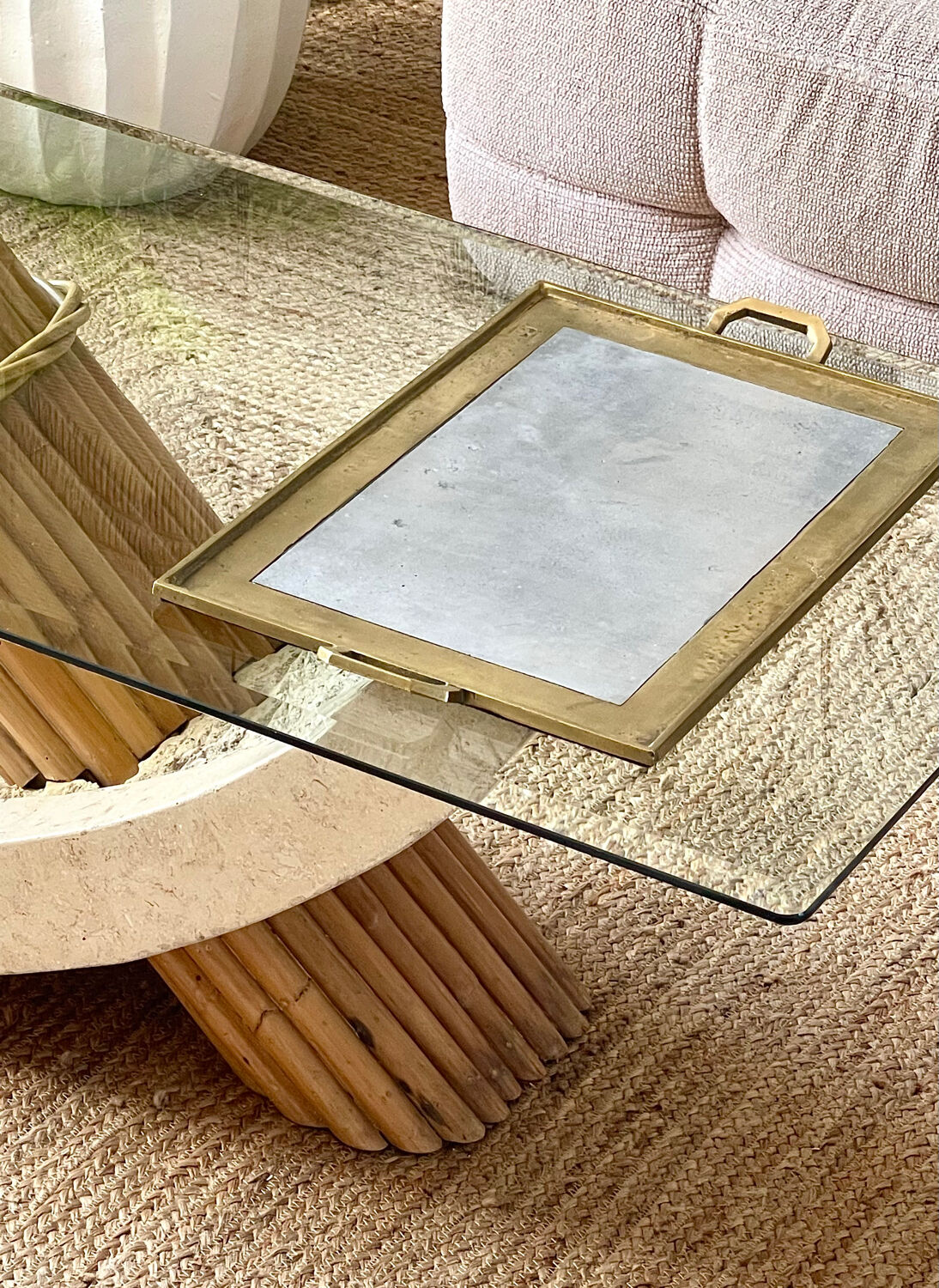 Coffee table French Riviera 1970.