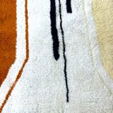 Beni Ouarain Berber Rug from Morocco – Handcrafted Wool, 155×110 cm