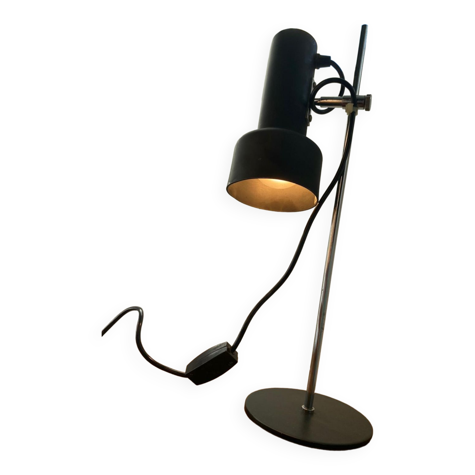 70s metal desk lamp