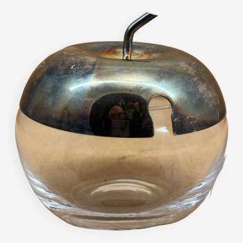 Apple-shaped sugar bowl