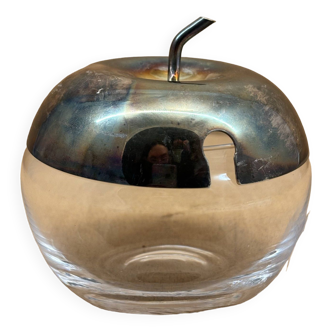 Apple-shaped sugar bowl