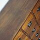 French fruitwood apothecary cabinet, ca 1950s