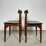 Hans Olsen Roundette table in Afromosia and chairs