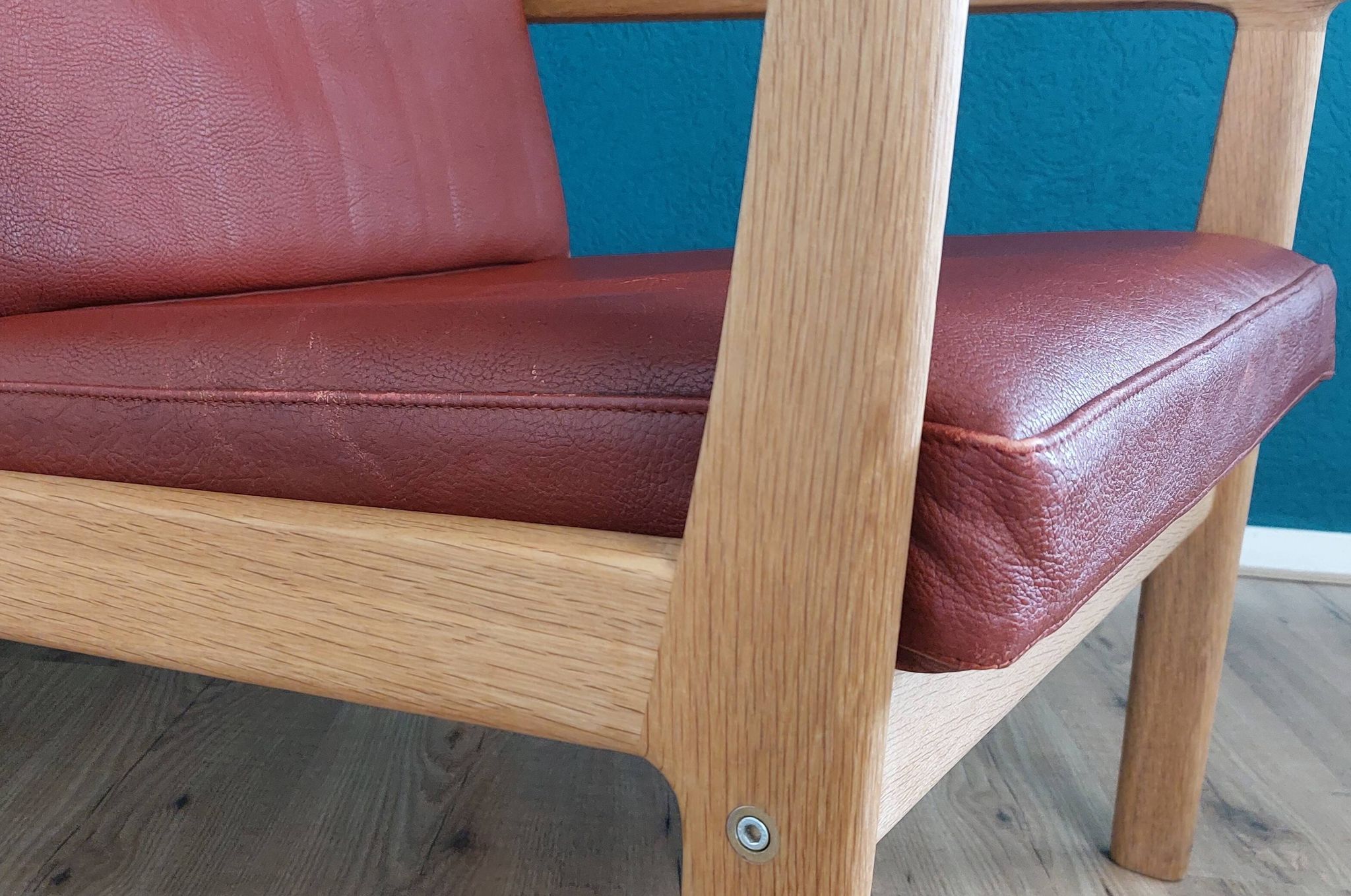 High Back Lounge Chair GE 265 by H J Wegner For Getama.