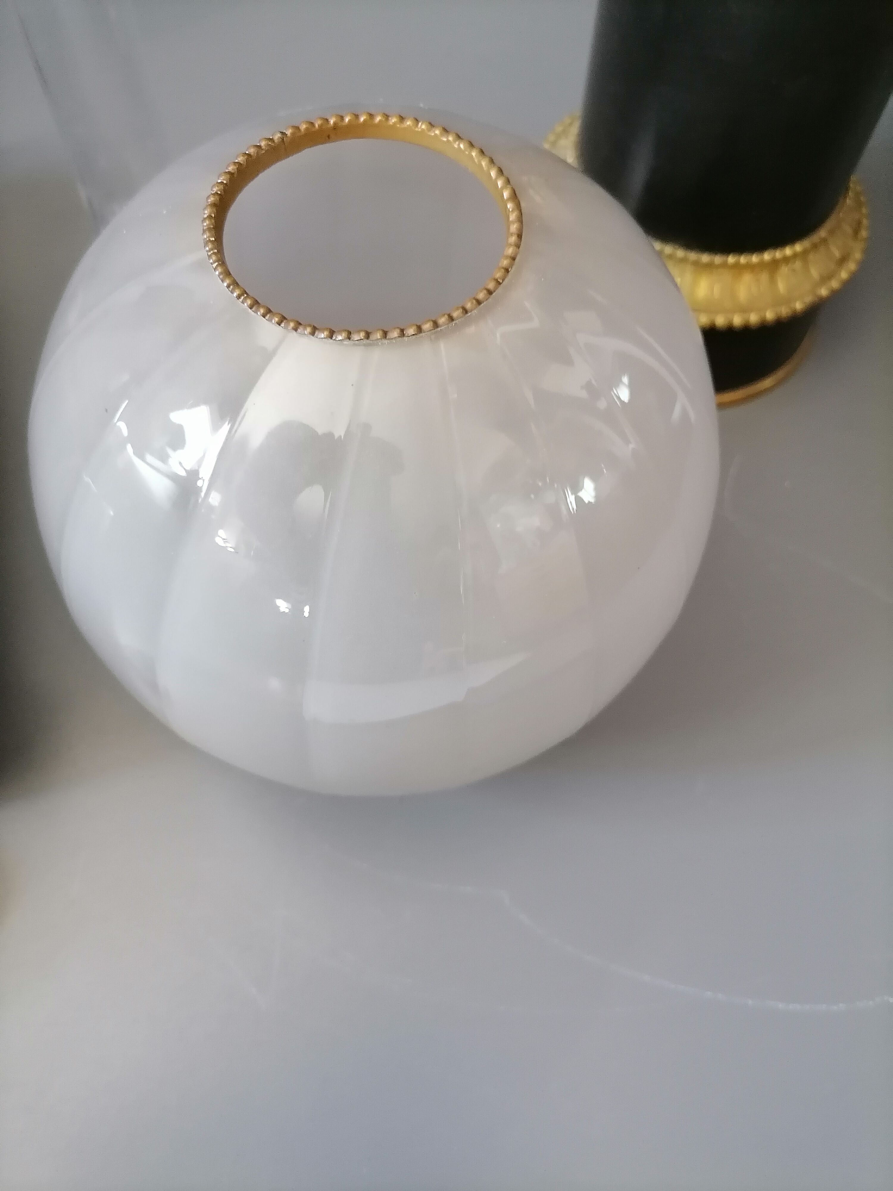 Paire de lampes à pétrole Napoléon III